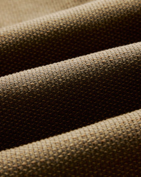 material shot of the fabric on The Utility Shirt in Cypress Sashiko, Wovens by Taylor Stitch