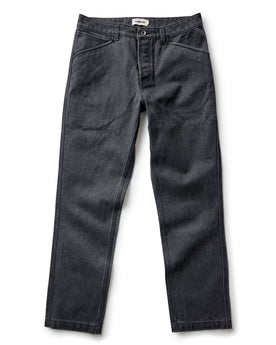 flatlay of The Camp Pant in Coal Chipped Canvas, Bottoms by Taylor Stitch