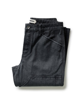 folded flatlay of The Chore Pant in Coal Chipped Canvas, Bottoms by Taylor Stitch