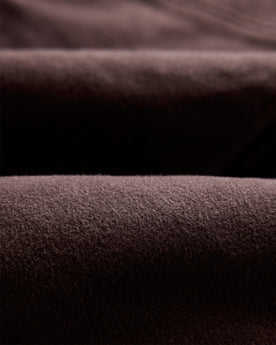 material shot of the fabric on The Clark Bomber in Soil Moleskin, Outerwear by Taylor Stitch