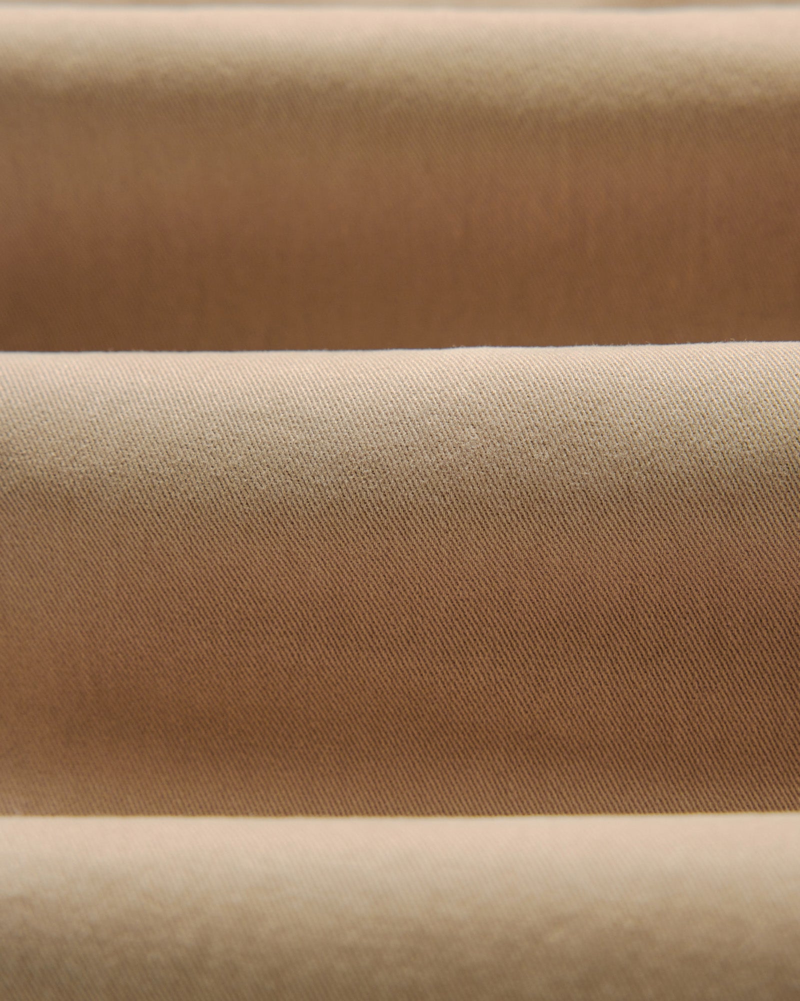 material shot of the twill fabric on The Democratic Foundation Pant in Organic Khaki, Bottoms by Taylor Stitch