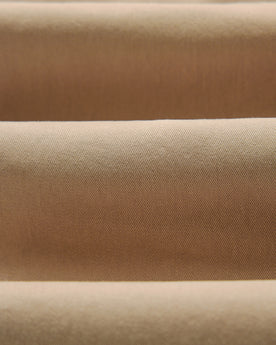 material shot of the twill fabric on The Democratic Foundation Pant in Organic Khaki, Bottoms by Taylor Stitch