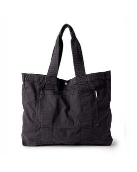 front image of The Foundation Tote in Organic Faded Black, Accessories by Taylor Stitch