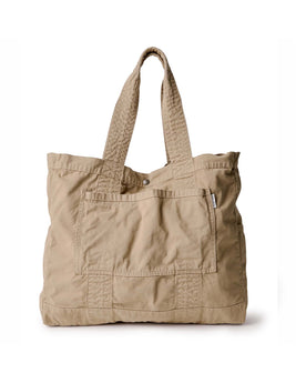 front image of The Foundation Tote in Organic Khaki, Accessories by Taylor Stitch