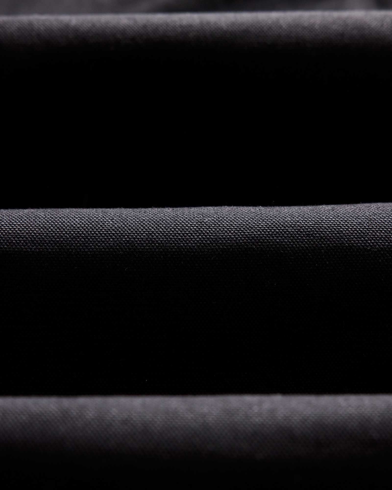 material shot of the fabric on The Good Acre Chore Pant in Black Canvas, Bottoms by Taylor Stitch