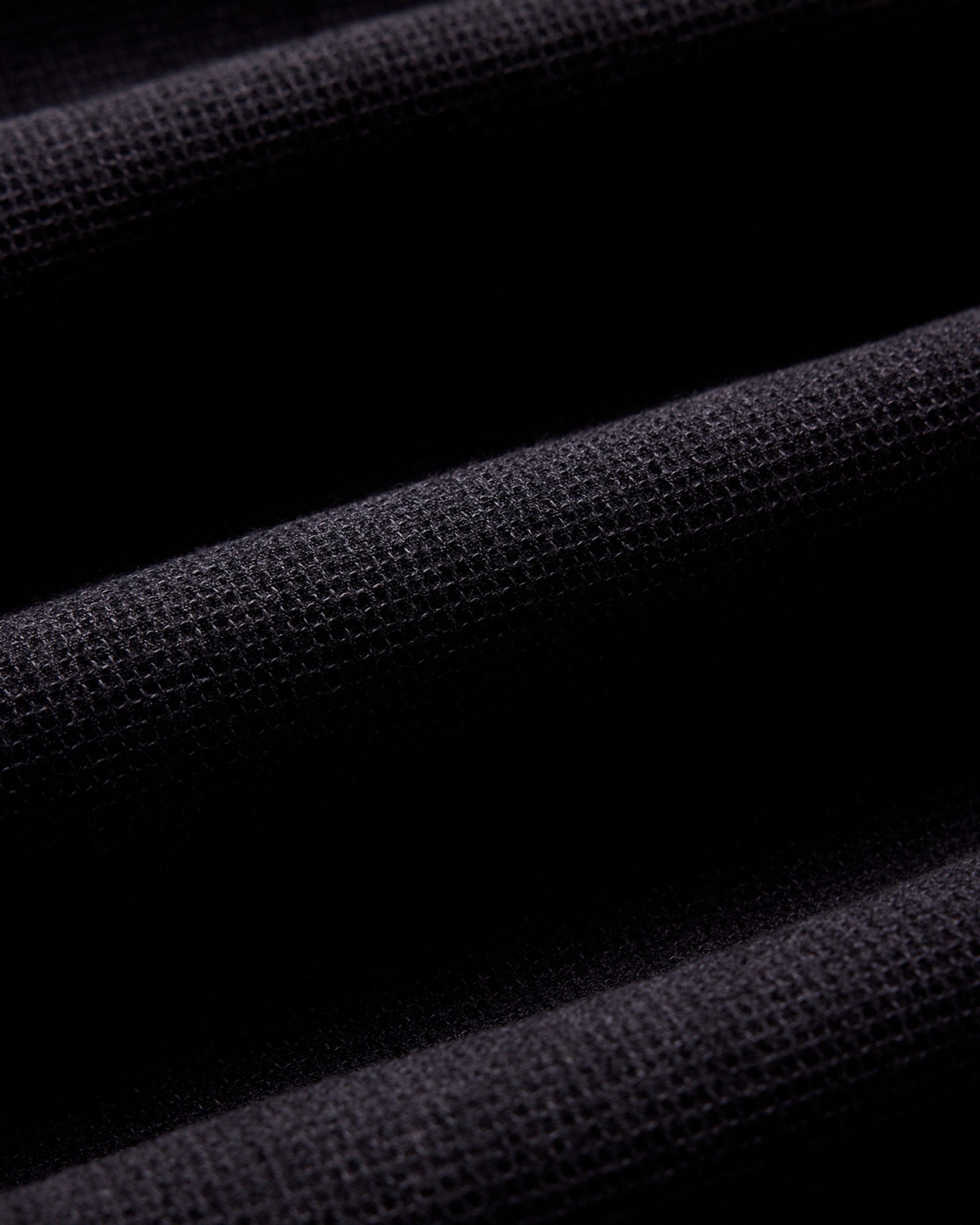 material shot of the fabric on The Jack in Coal Waffle, Wovens by Taylor Stitch