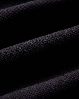 material shot of the fabric on The Jack in Coal Waffle, Wovens by Taylor Stitch
