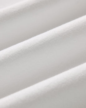 material shot of the fabric on The Organic Cotton Tee in White, Knits by Taylor Stitch