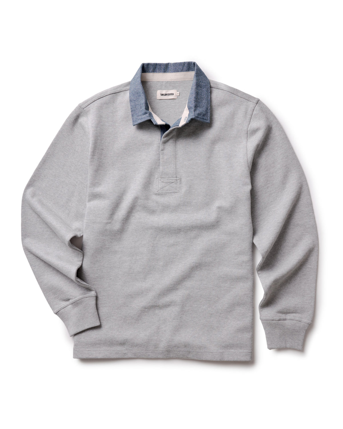 The Rugby Shirt in Heather Grey | Taylor Stitch