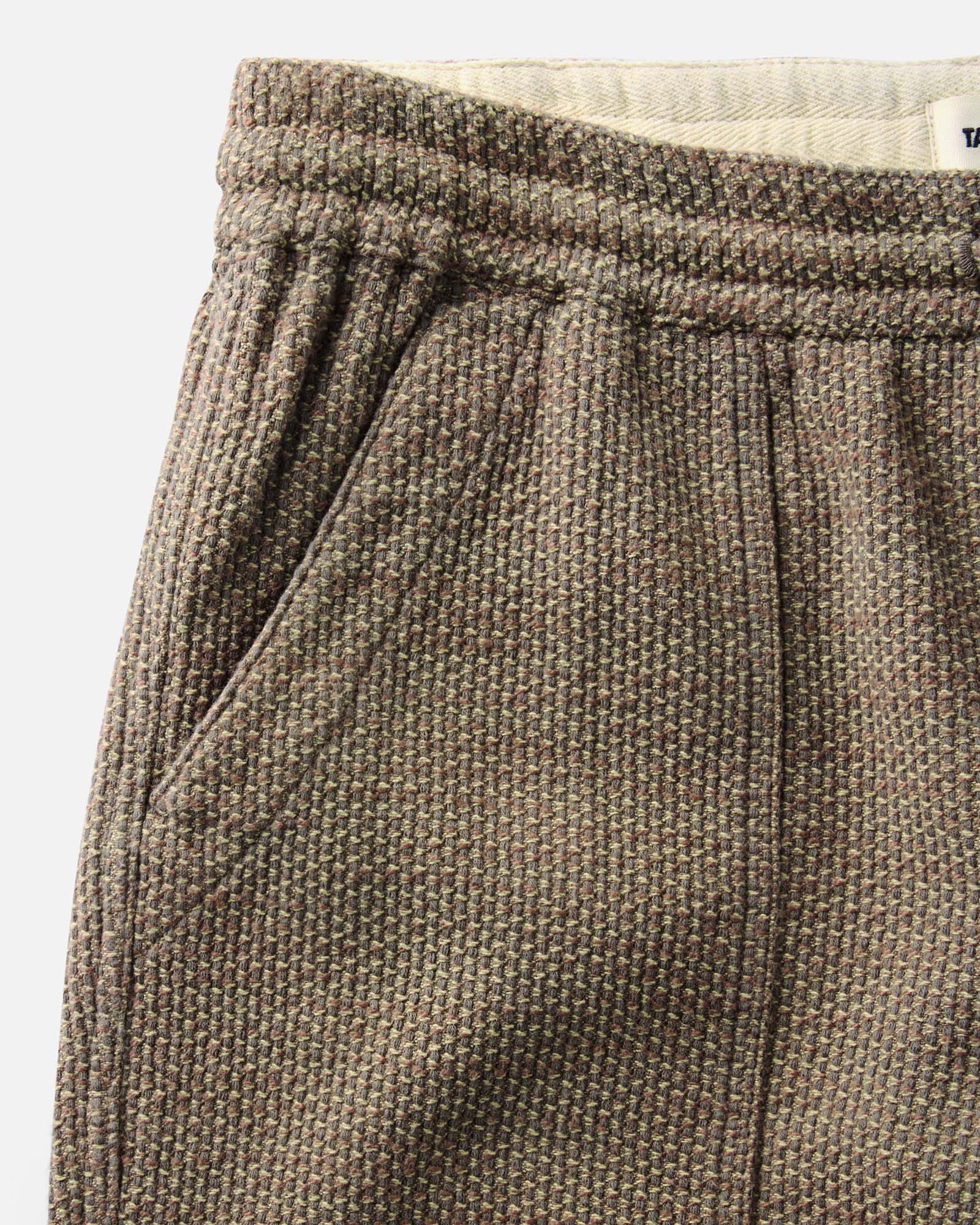 material shot of the pocket on The Breakwater Pant in Cypress Sashiko, Bottoms by Taylor Stitch