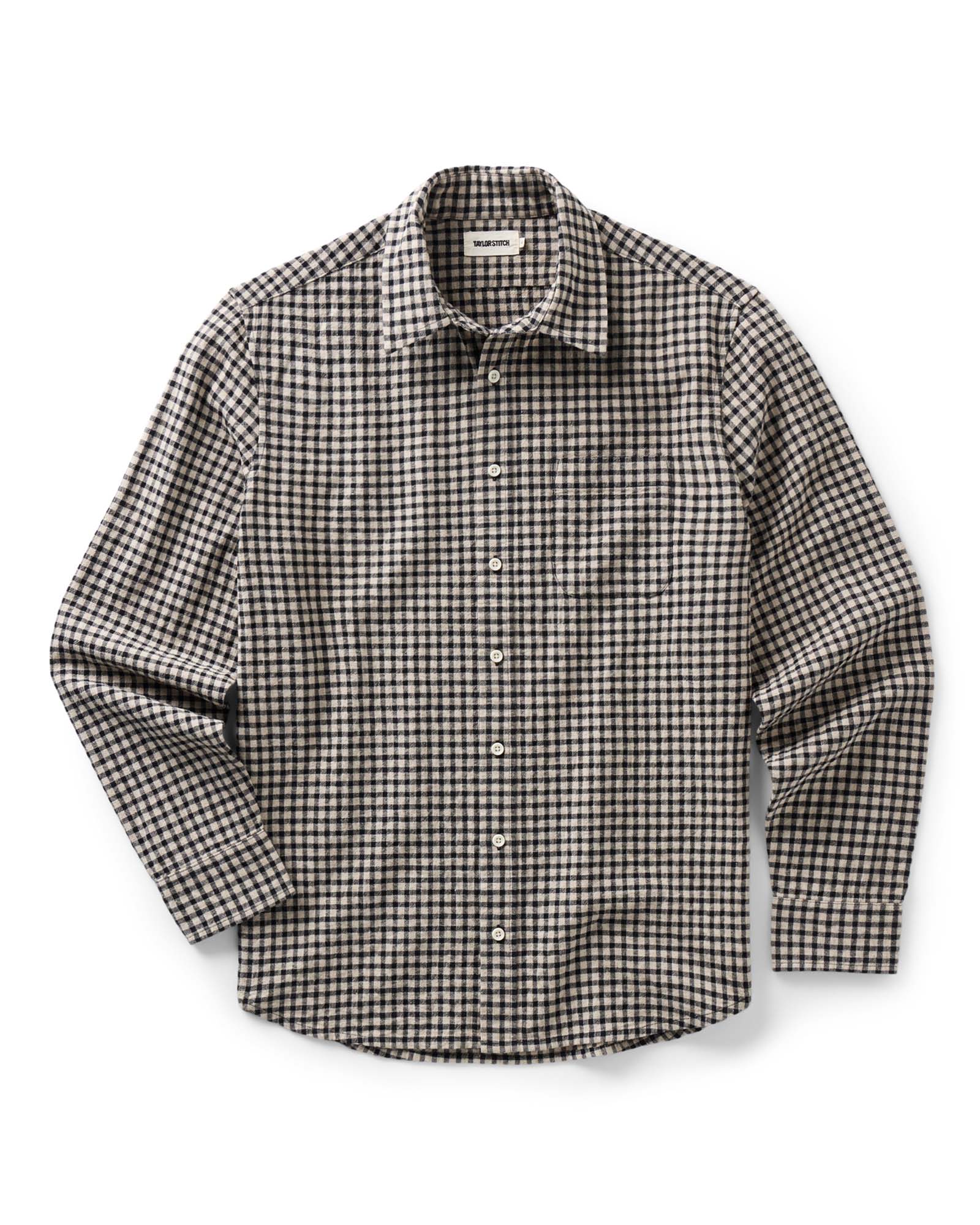 flatlay of The California Shirt in Breaker Gingham, Wovens by Taylor Stitch