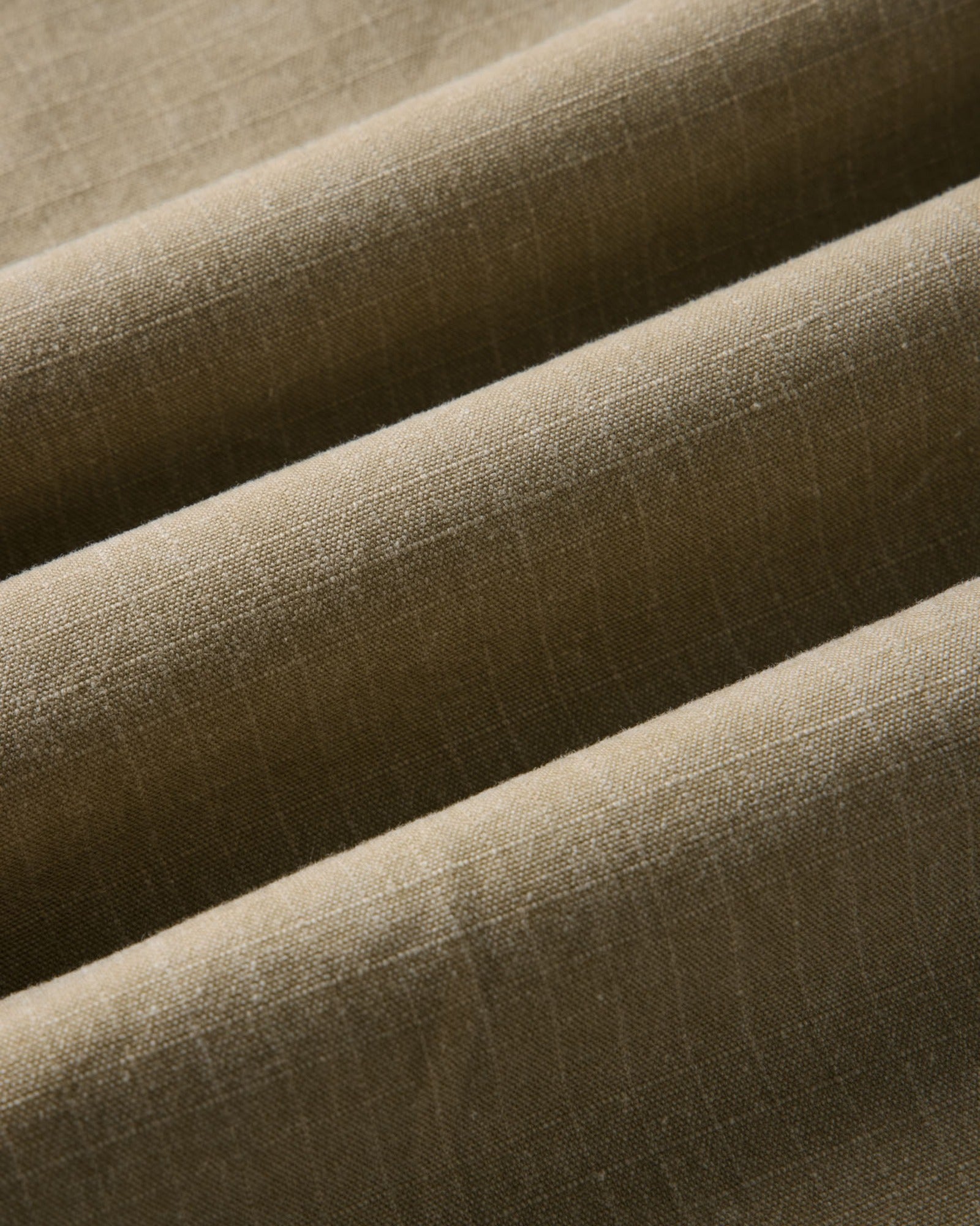 material shot of the fabric on The Breakwater Pant in Field Khaki Ripstop, Bottoms by Taylor Stitch