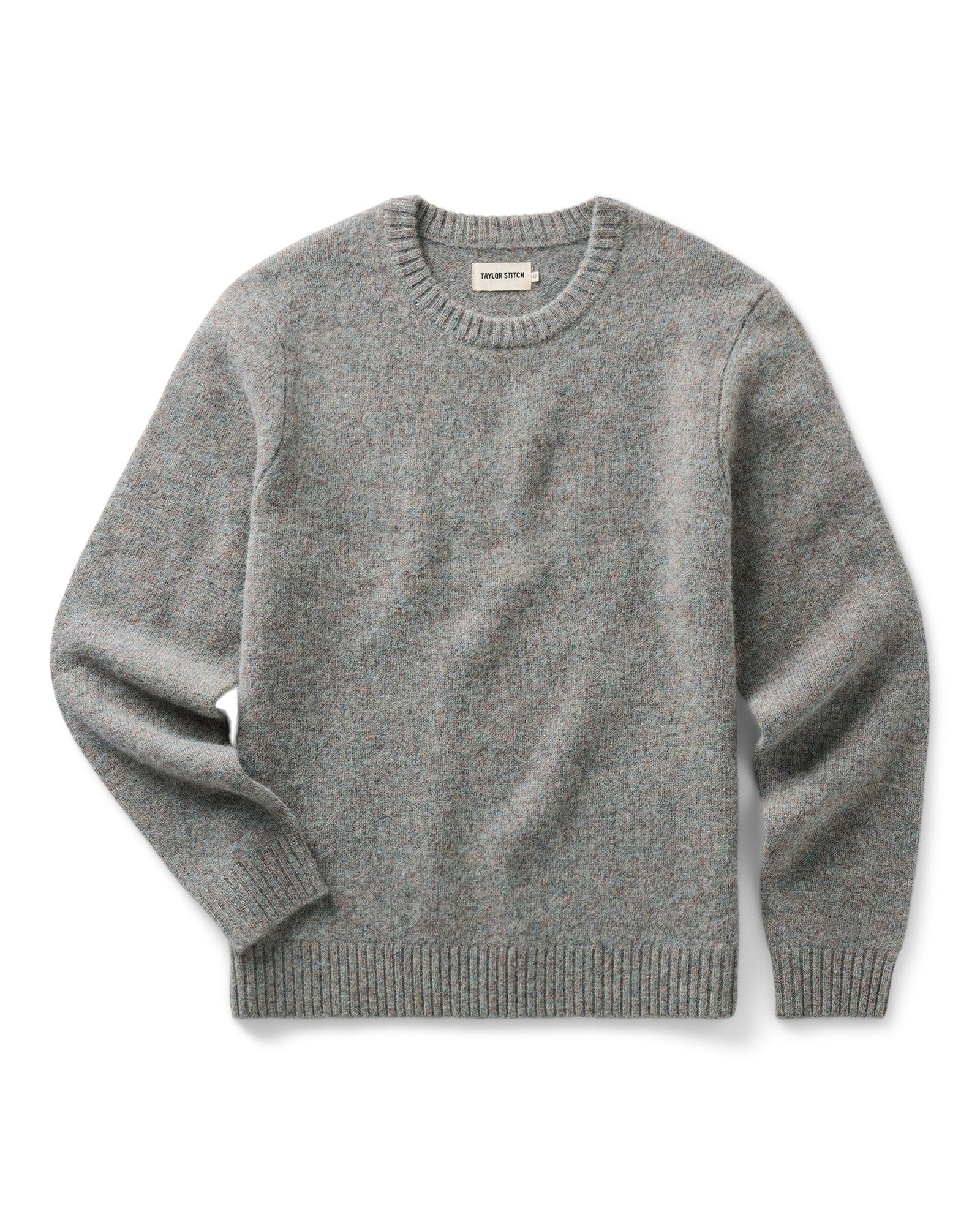 flatlay of The Eastmoor Sweater in Glen Wool, Knits by Taylor Stitch