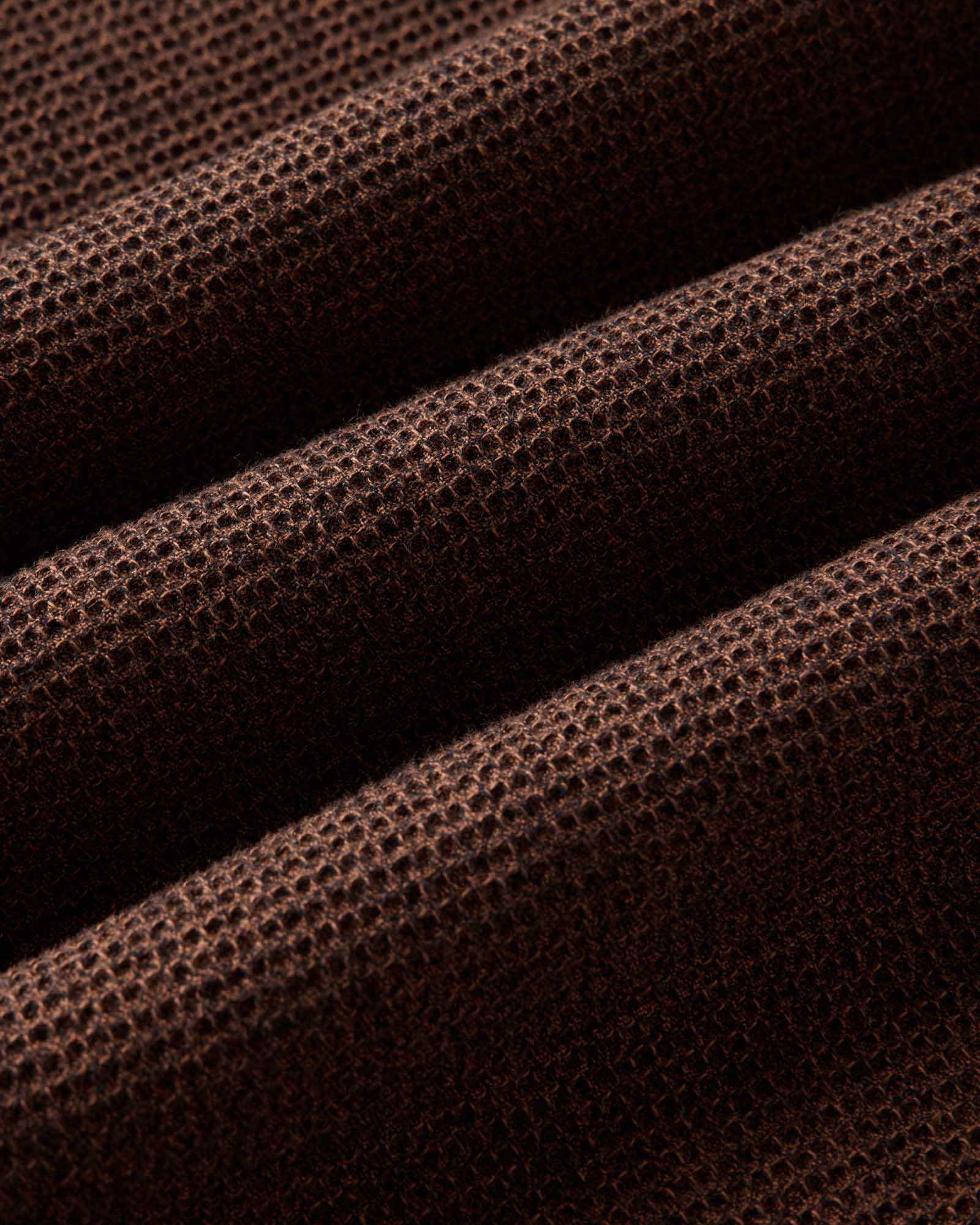 material shot of the fabric on The Jack in Timber Twist Waffle, Wovens by Taylor Stitch