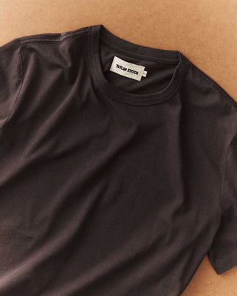 editorial flatlay of The Regenerative Cotton Tee in Soil