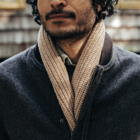 The Fisherman Scarf in Camel - featured image