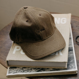 The Ball Cap in Soil Waxed Canvas: Alternate Image 2