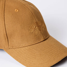 material shot of The Ball Cap in Tobacco Canvas