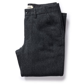 The Carnegie Pant in Charcoal Heather Wool - featured image