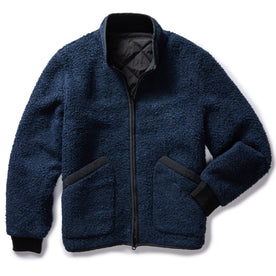 The Carson Jacket in Dark Navy Fleece - featured image