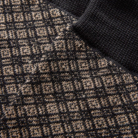 material shot of The Crew Sock in Coal Jacquard