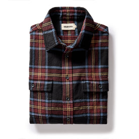 The Ledge Shirt in Dark Navy Plaid - featured image