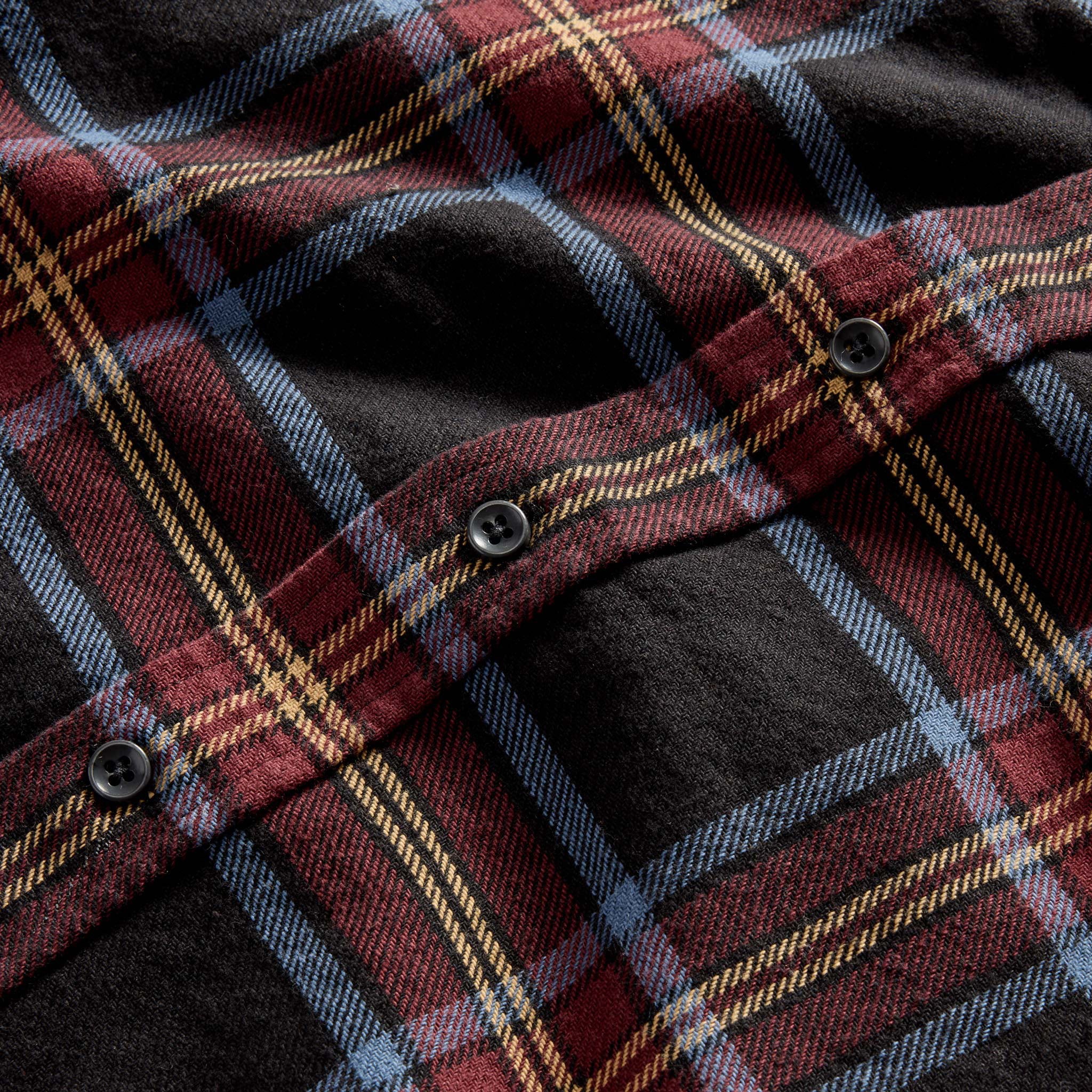 The Ledge Flannel Shirt in Dark Navy Plaid | All Products | Taylor Stitch