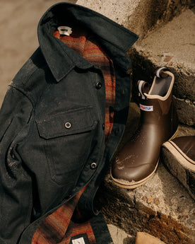 The Lined Shop Shirt in Coal Boss Duck: Alternate Image 4, Outerwear by Taylor Stitch