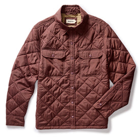 The Miller Shirt Jacket in Burgundy - featured image