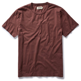 The Organic Cotton Tee in Burgundy - featured image