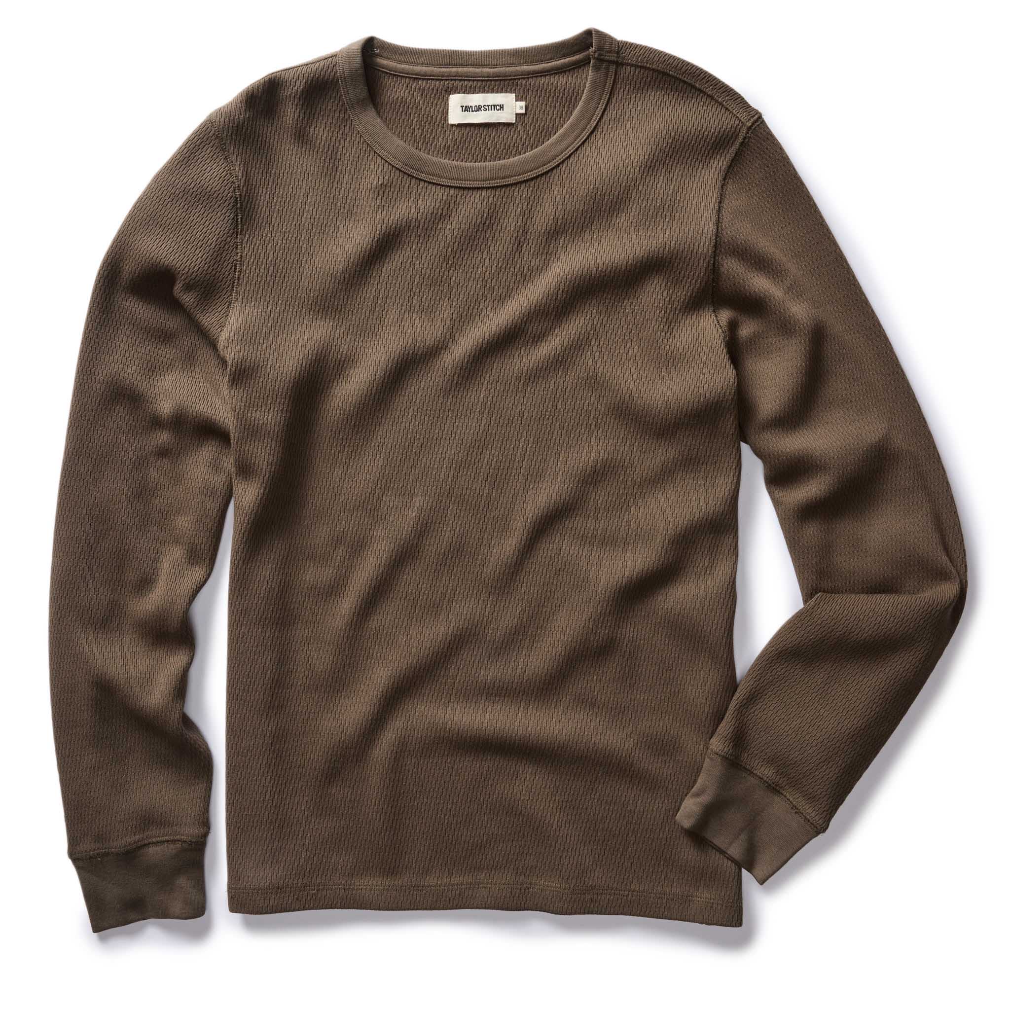 The Organic Cotton Waffle Crewneck Sweatshirt | Taylor Stitch