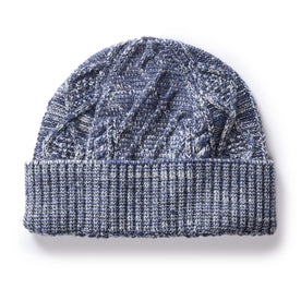 The Orr Beanie in Marled Indigo - featured image