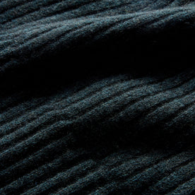 material shot of the fabric on The Rib Beanie in Dark Spruce