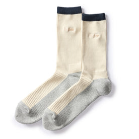 The Ribbed Sock in Natural - featured image