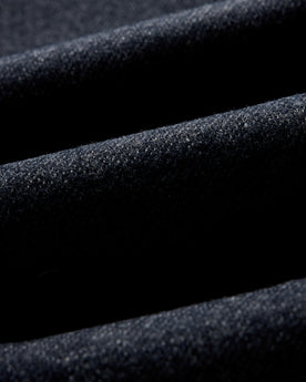 material shot of the front pockets on The Ridgewood Cardigan in Navy Birdseye Wool, Outerwear by Taylor Stitch