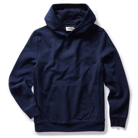 The Apres Hoodie in Rinsed Indigo Terry - featured image