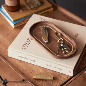 The Valet Tray in Walnut and Brass - featured image