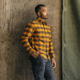 The Yosemite Shirt in Saffron Buffalo Check - featured image