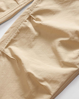 material shot of the cotton hemp blend fabric on The Scramble Pant in Boulder, Bottoms by Taylor Stitch