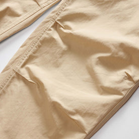 material shot of the cotton hemp blend fabric on The Scramble Pant in Boulder