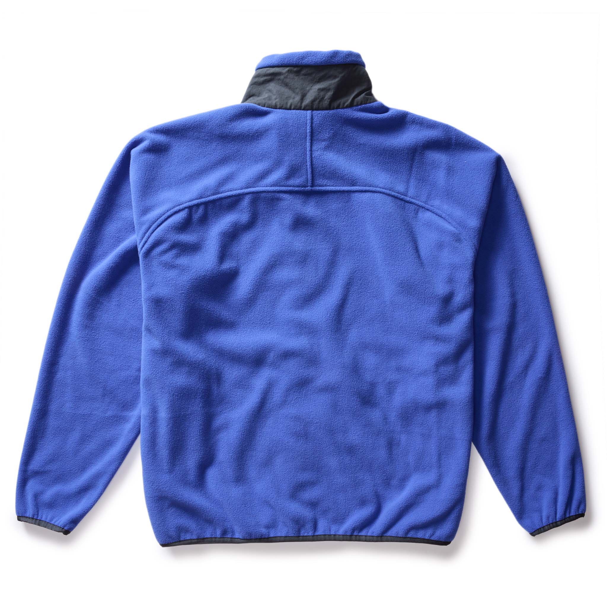 flatlay of The Trail Fleece in Alpine Dusk, from the back, Outerwear by Taylor Stitch