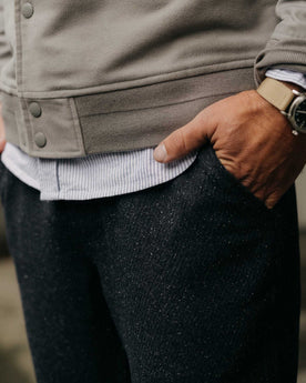 The Carnegie Pant in Navy Nep Wool: Alternate Image 2, Bottoms by Taylor Stitch