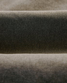 material shot of the buttons on The Shop Shirt in Stone Chipped Canvas, Wovens by Taylor Stitch
