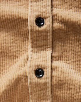 material shot of The Utility Shirt in Camel Corduroy, Wovens by Taylor Stitch