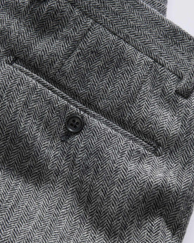 The Stevens Trouser in Slate Herringbone Wool: Alternate Image 6, Bottoms by Taylor Stitch