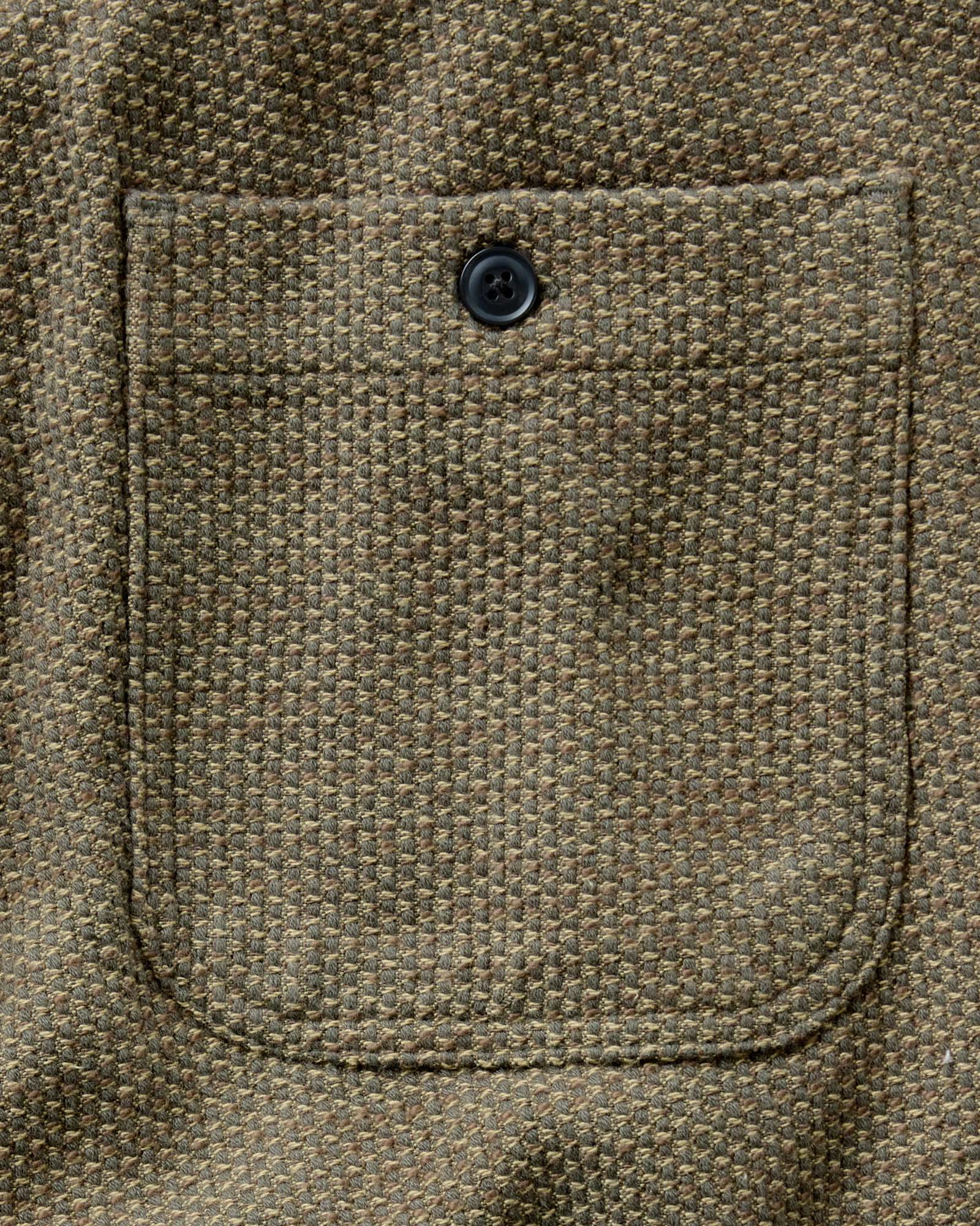 material shot of the back pocket on The Apres Pant in Cypress Sashiko, Bottoms by Taylor Stitch