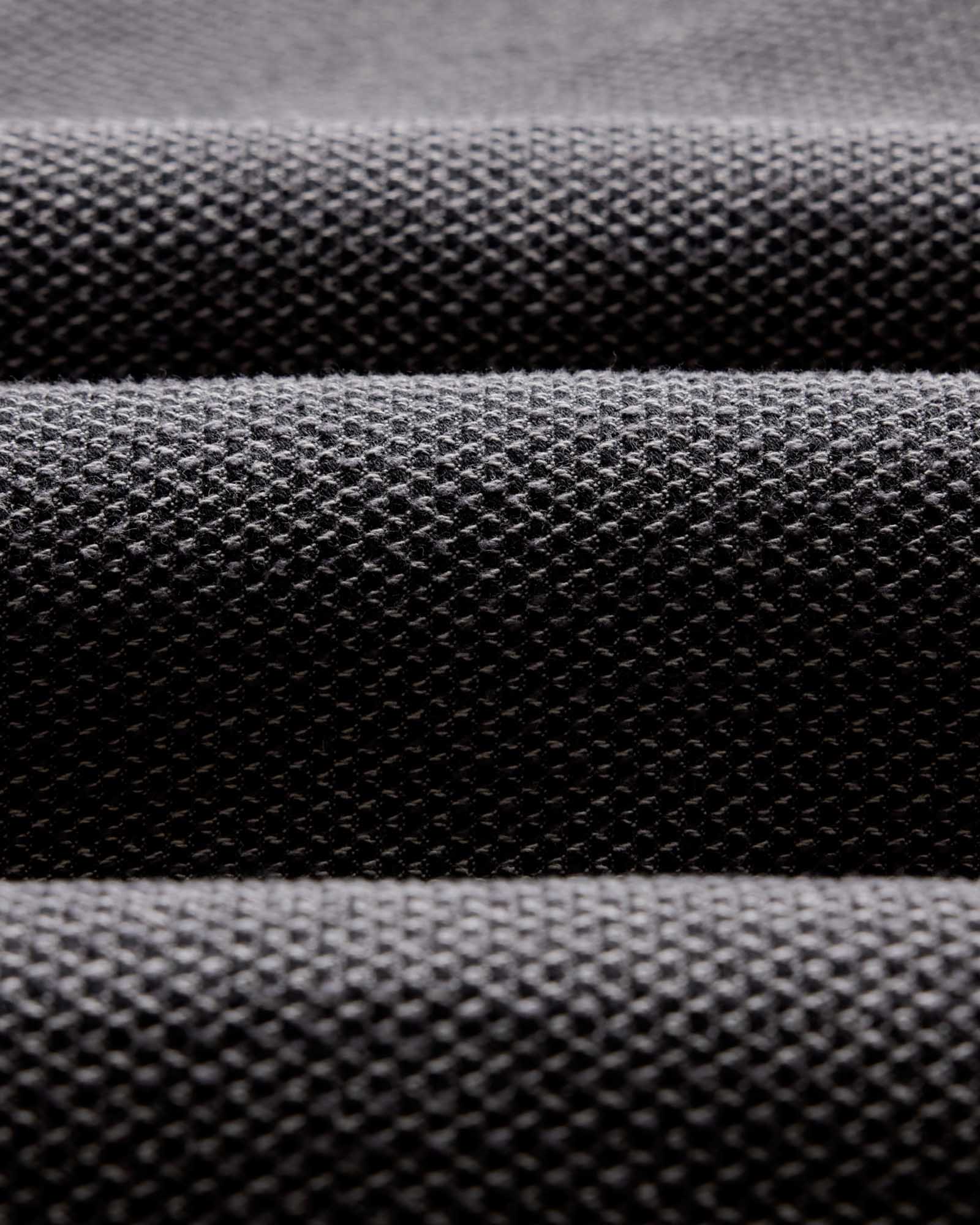 material shot of the fabric on The Apres Robe in Charcoal Sashiko, Accessories by Taylor Stitch