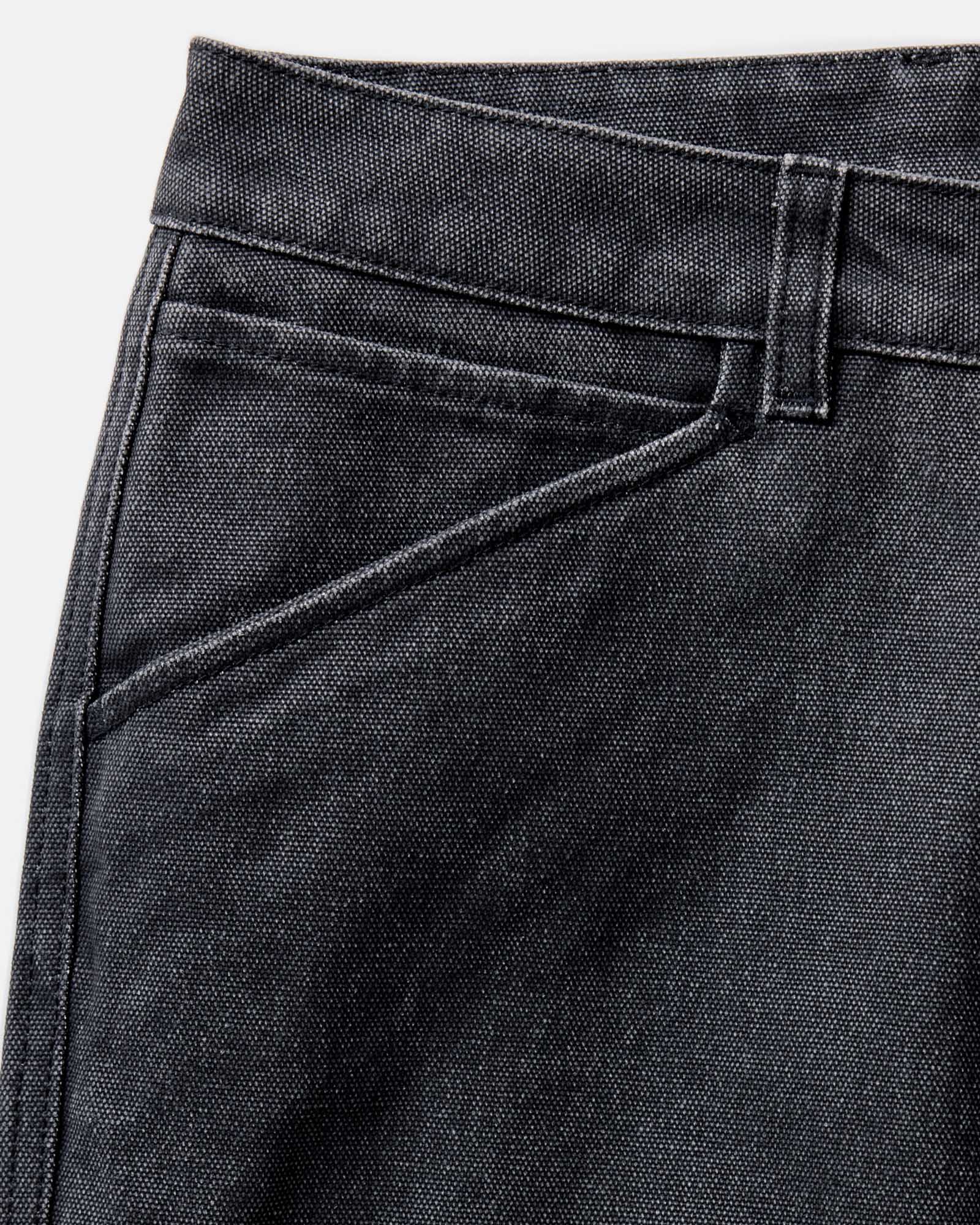 flatlay of The Camp Pant in Coal Chipped Canvas, Bottoms by Taylor Stitch