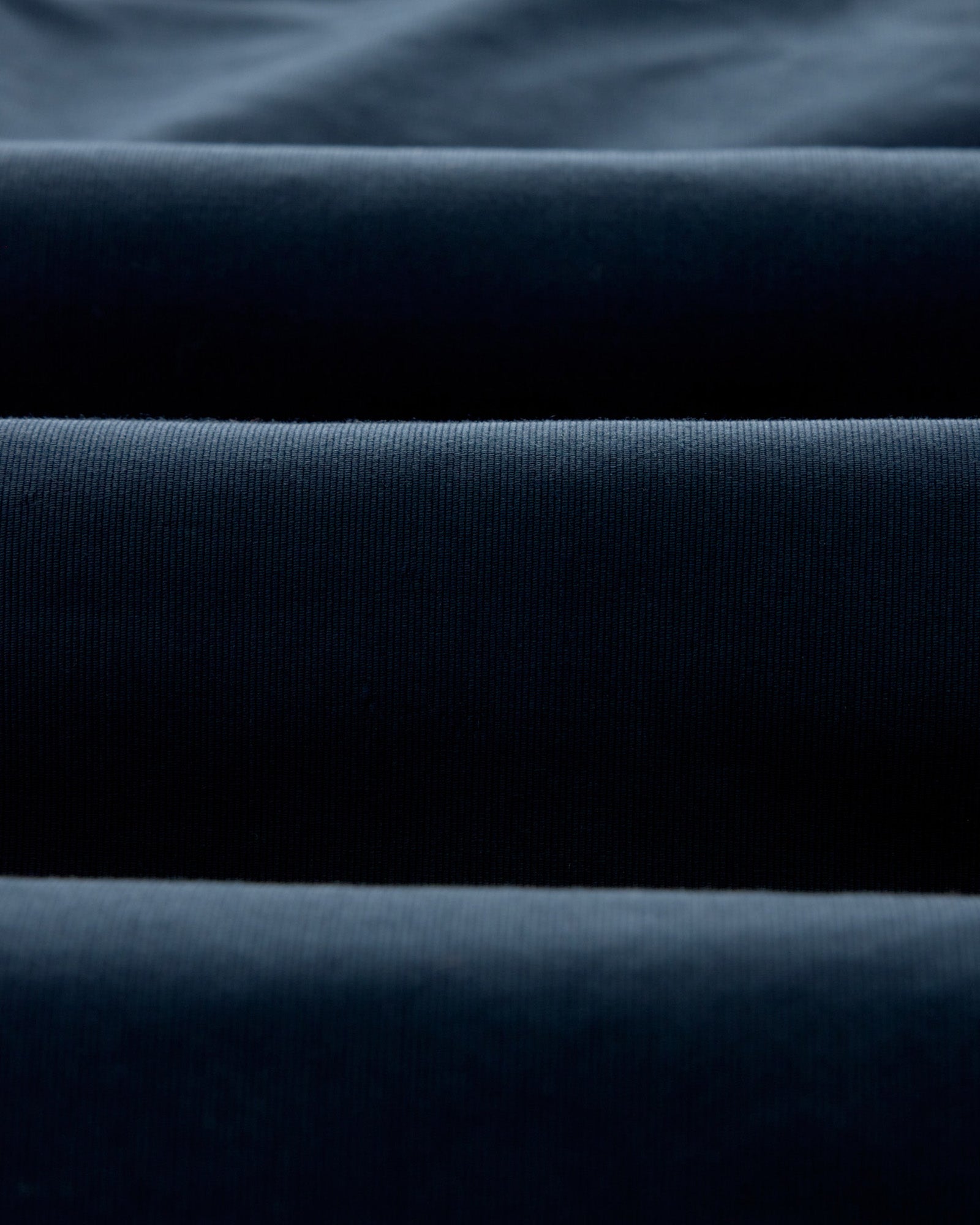 material shot of the fabric on The Deck Pant in Dark Navy Bedford Cord, Bottoms by Taylor Stitch