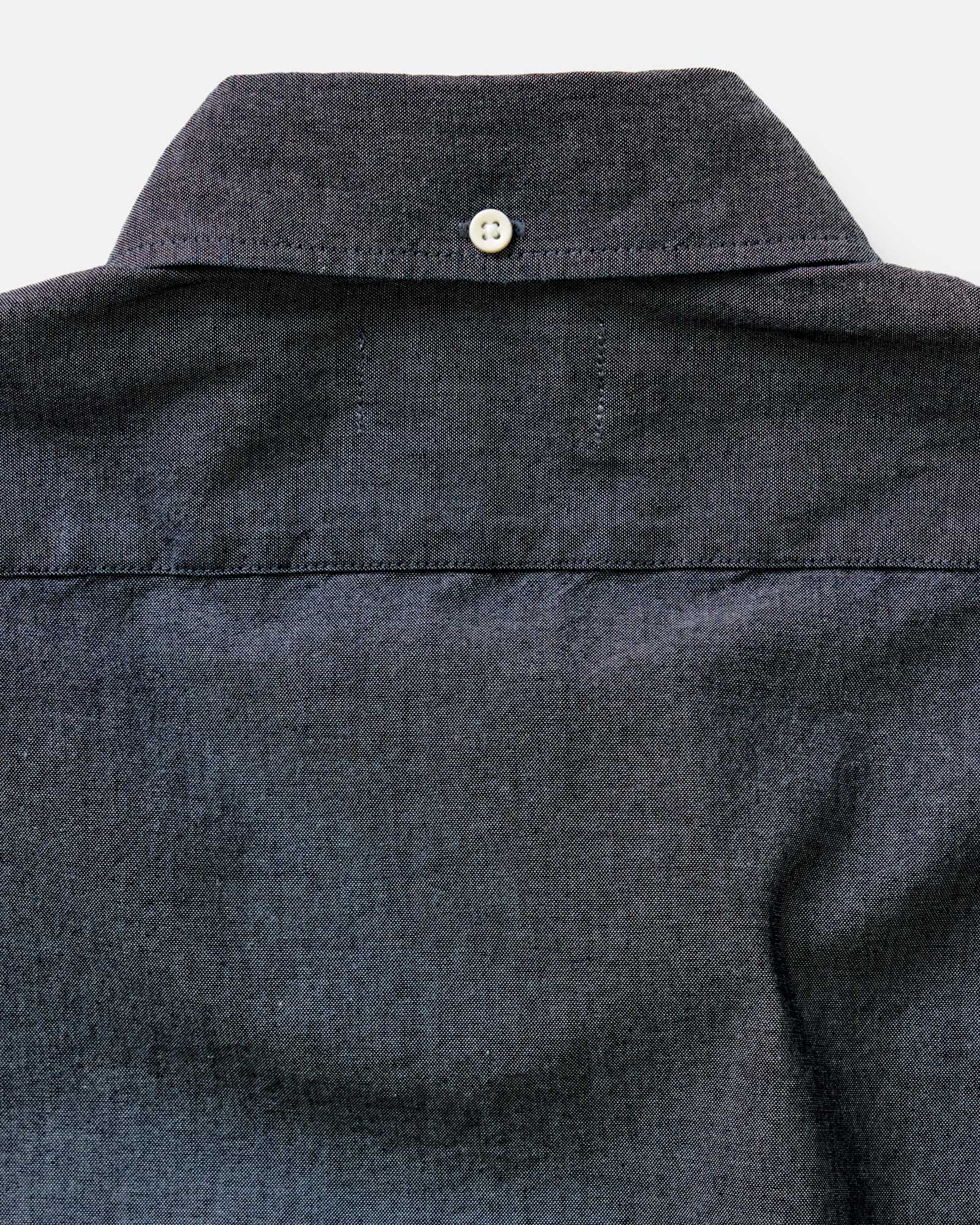 flatlay of The Jack in Rinsed Indigo Chambray, Wovens by Taylor Stitch